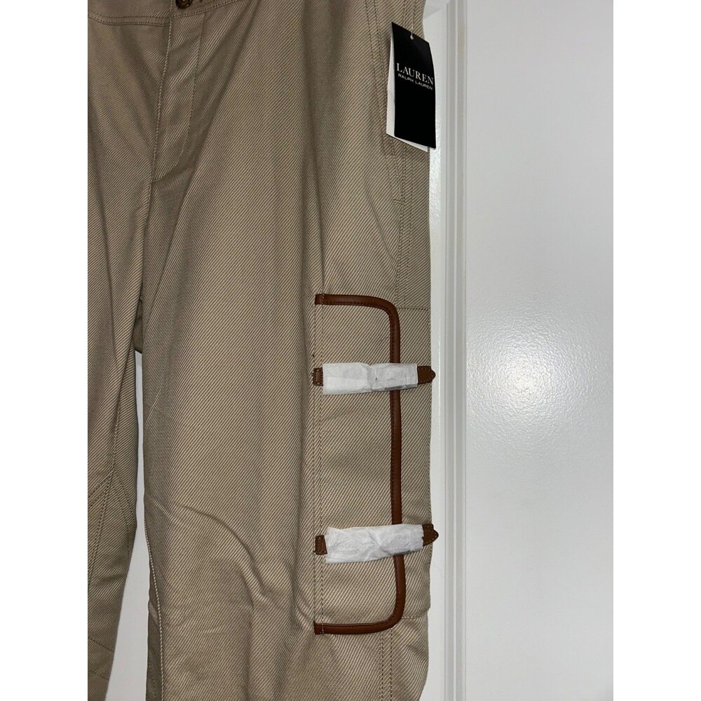 NWT Lauren Ralph Lauren Tan Cargo Capris with Brown Boots - Picture 3 of 12